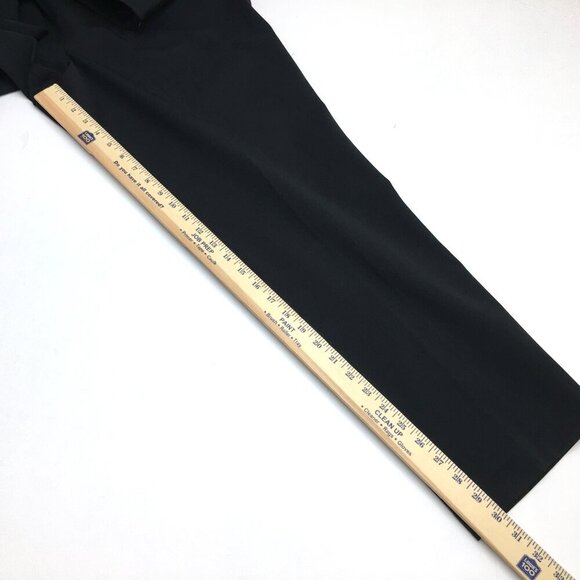 NEW Talbots Women's Black Dress Pants Side Zipper Straight Leg size 18 length 30 - Picture 9 of 10